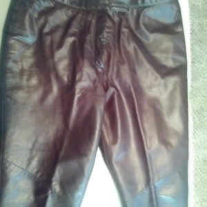 100% Leather Pants